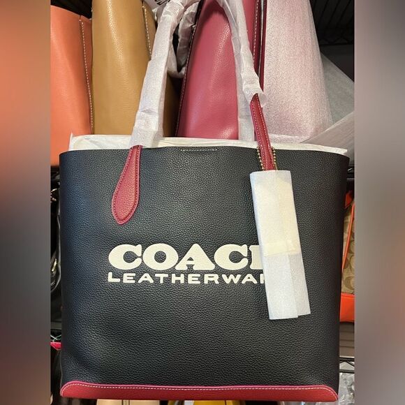 🔥NWT! Coach CE734 Kia Tote Handbag Colorblock Msrp:$250.00 - Picture 1 of 10